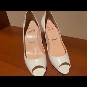 Louboutin Peep Toe Pumps
